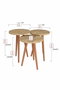 Hanah Home Set de Mesas Apilables Ck152Ck - Pino